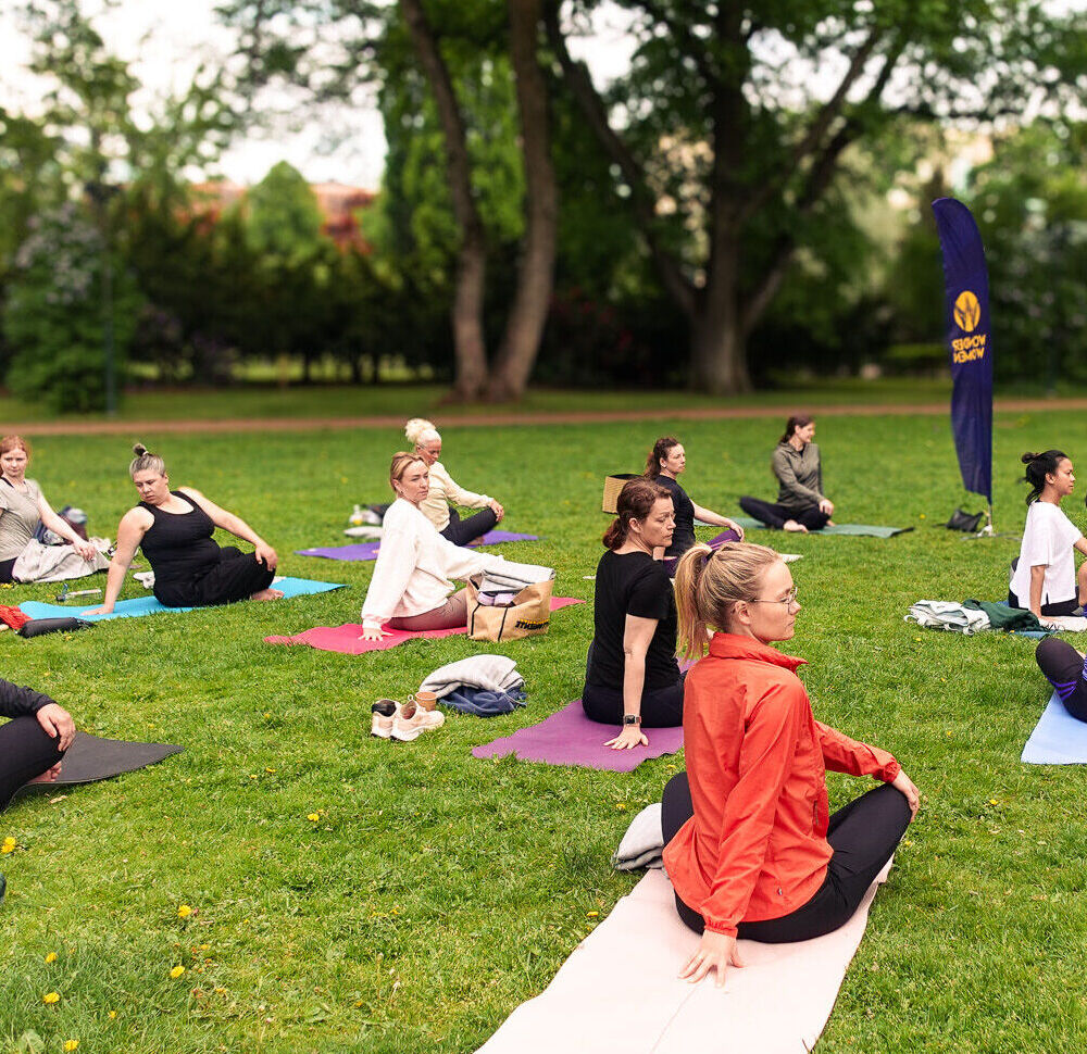 Yoga stadsparken